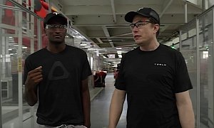 Elon Musk Gives Marques Brownlee Tesla Factory Tour