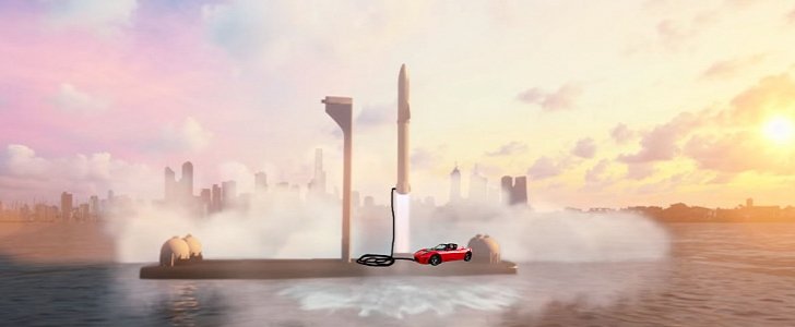 SpaceX rocket carrying Musk's Roadster