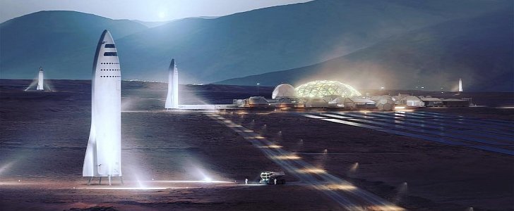 SpaceX Mars city