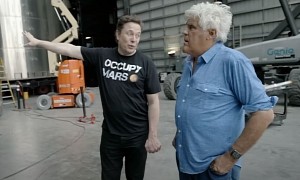 Elon Musk Talks to Jay Leno About His Plans to Colonize Mars, Shows Him the Rockets