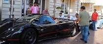 Embarrassing: Pagani Zonda Won't Start in Cannes, Has to Be Pushed
