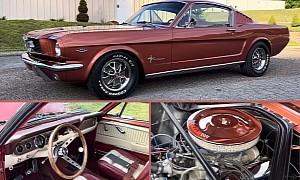 Emberglo 1966 Ford Mustang Flexes Rare K-Code V8 With a Tiny Shelby Surprise