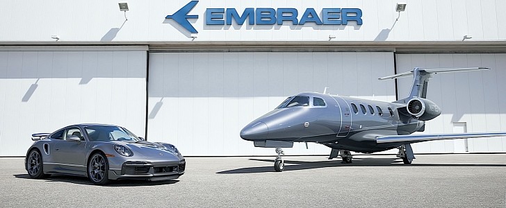 photo of Embraer Jet Gets Matching Porsche 911 Turbo S Companion, Rich Folk Can Buy Both image
