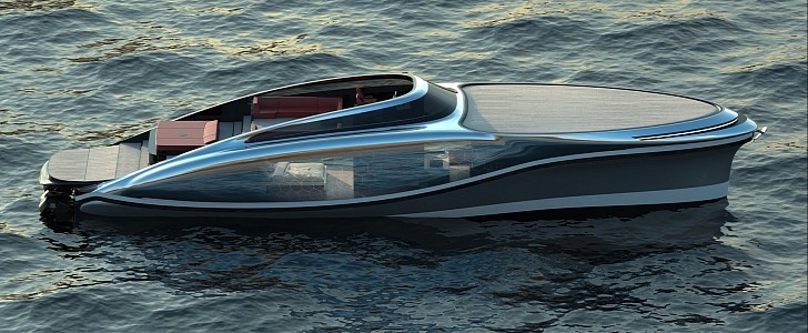 Embryon Hyperboat by Lazzarini Design Is a Luxurious, Striking Day Cruiser