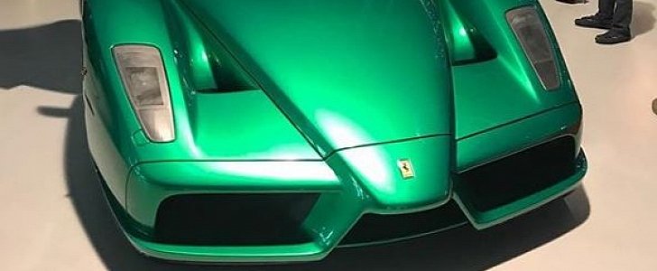 Emerald Green Ferrari Enzo