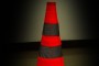 Emergency Traffic Cone that Lights Up to Increase Safety