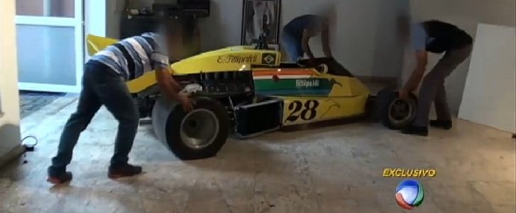 Emerson Fittipaldi's 1989 Indy 500 racing car