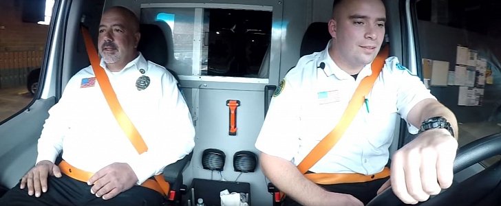 EMT had stroke at the wheel of the ambulance, was lucky his partner noticed something was wrong