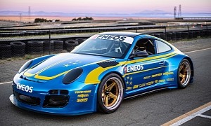 ENEOS Rocks SEMA With Another Outrageous Engine Swap, a Subaru-powered Porsche 911 GT3