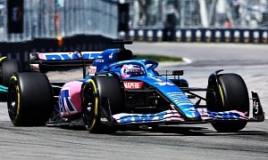 Engine Issue Kept Alpine’s Fernando Alonso From Fighting Mercedes for a Podium in Canada