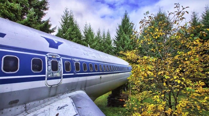 The Boeing 727 turned into a home