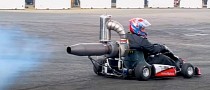 Engineer Is Building Jet-Powered Go Kart in His Back Yard, Hopes for 140 MPH