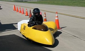 Engineer To Break Electric Sidecar Motorcycle Land Speed Record