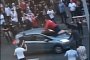 England Fan Celebrates World Cup Tunisia Win by Climbing onto Moving Ford Fiesta