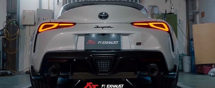 Toyota Supra with FI Exhaust