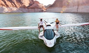 Enjoy Adventure Flying With the Amphibious Icon A5 - Comes With Its Own Trailer