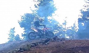 Enthusiast KTM Rider Falls Down A Mine Shaft
