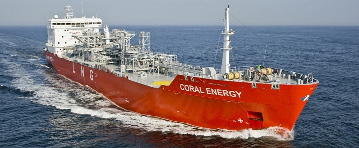 Coral Energy had to turn around from Sweden and is now waiting for instructions in the Baltic Sea