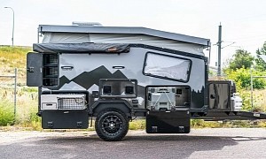 Eos-12 Camper Trailer Brandishes American Glamping Muscle for No Less Than $75K