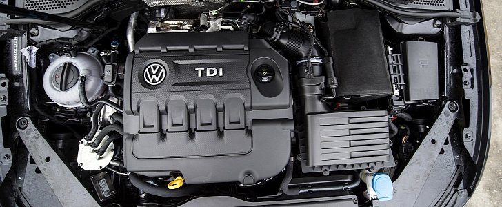 VW Passat TDI engine