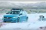 Epic Volvo V60 Polestar Review Shows Cameraman Towed on a Tire During Drift