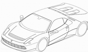 Eric Clapton's One-Off Ferrari: Patent Drawings