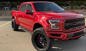 Eric Stokes Gets a Custom-Made Second-Gen Ford Raptor, It's Fierce Red