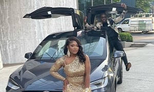 Erica Dixon and Lil Scrappy's Daughter Attends Prom, Has Photoshoot With a Tesla Model X