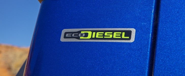 EcoDiesel badge on Jeep