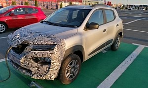 “EU's Cheapest EV” Dacia Spring Mule Charges in Romania Ahead of 2021 Launch