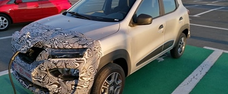 2021 Dacia Spring charging in Romania