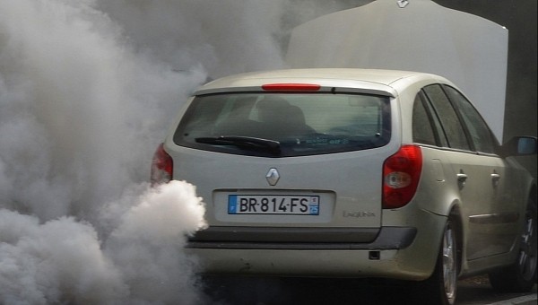 Exhaust Fumes from a gas-powered vehicle