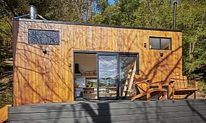 Eureka Is a Beautifully Styled Tiny Home With a Rustic Kitchen and Lavish Bathroom
