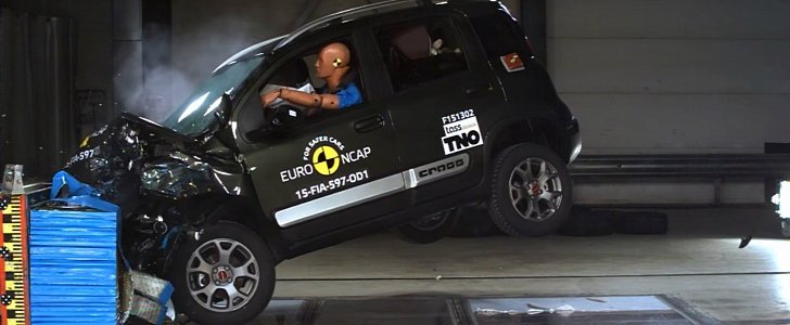 2015 Fiat Panda Cross Euro NCAP crash test
