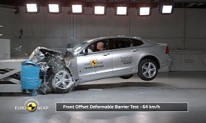 Euro NCAP Crashes Volvo S90 and V90, Awards Them Maximum Safety Rating