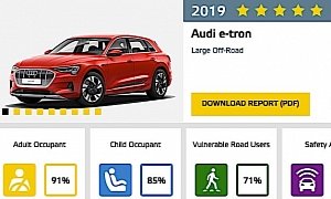 Euro NCAP Hands Top Safety Rating for Audi e-tron and Six Others