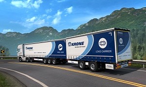 Euro Truck Simulator 2 Update 1.45 Brings Free Items to Krone Trailers Pack DLC Owners