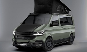 Euro Tuner Proves Camper Vans Don't Have To Look Bland With Spirited VW T6.1 Project
