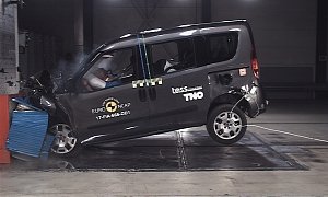 EuroNCAP Tests Fiat Doblo, It Gets Three Out of Five Safety Stars