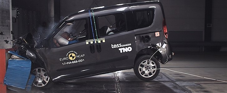 Euroncap Tests Fiat Doblo It Gets Three Out Of Five Safety Stars Autoevolution