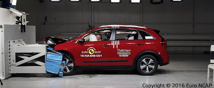 Kia Niro and Subaru Levorg crash test results by EuroNCAP