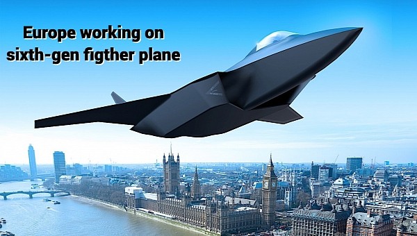 Rendering of the upcoming European fighter plane