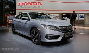 European 2017 Honda Civic Sedan Is Better than a Jetta in Paris