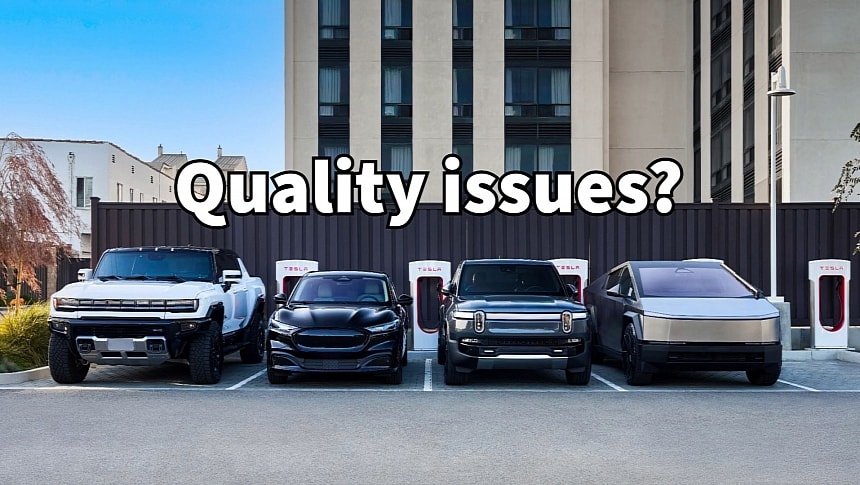 EV brands rank last in JD Power quality study