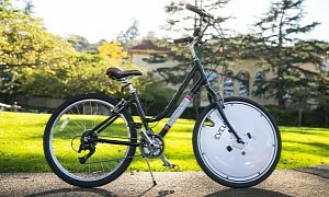 Evelo Omni Wheel Instantly Turns Your Bike into a Pedelec