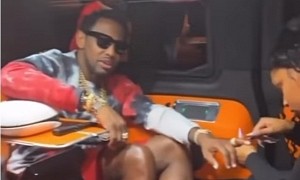 Even When Doing Regular Stuff, Fabolous Does It in Luxury, Gets a Manicure in a Mercedes