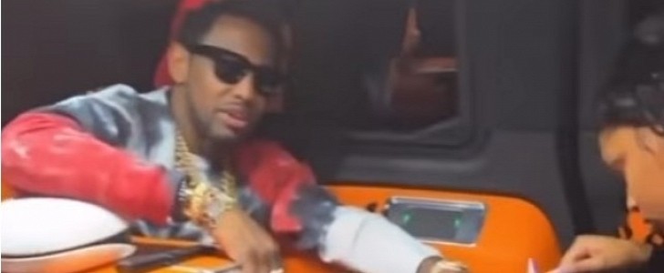 Fabolous Getting a Manicure in a Mercedes-Benz V-Class with Maybach Gear