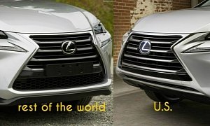 Ever Wondered Why the US Lexus NX Has a Different Bumper?