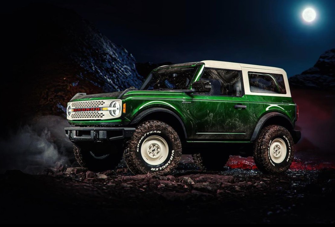 Everglades Green Ford Bronco Heritage Edition Comes to Life in