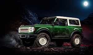Everglades Green Ford Bronco Heritage Edition Comes to Life in Nocturnal Render